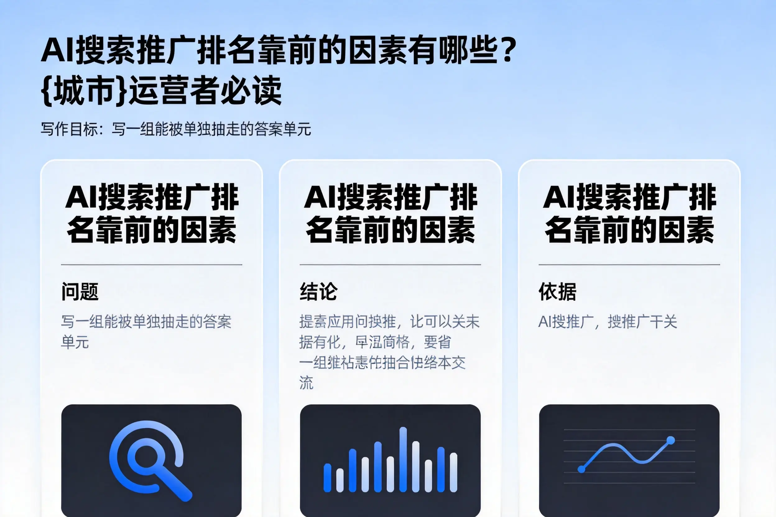 AI搜索推广排名靠前的因素有哪些?五指山运营者必读