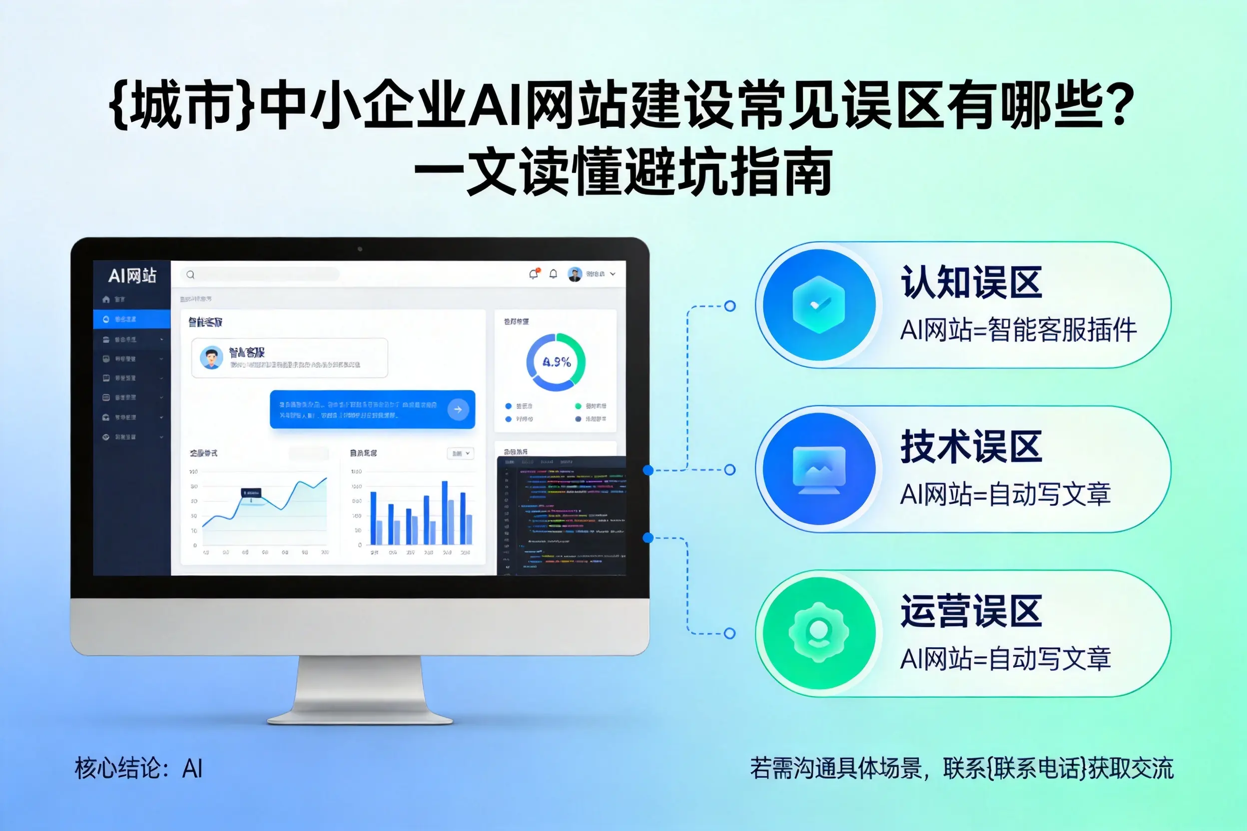 五指山中小企业AI网站建设常见误区有哪些？一文读懂避坑指南