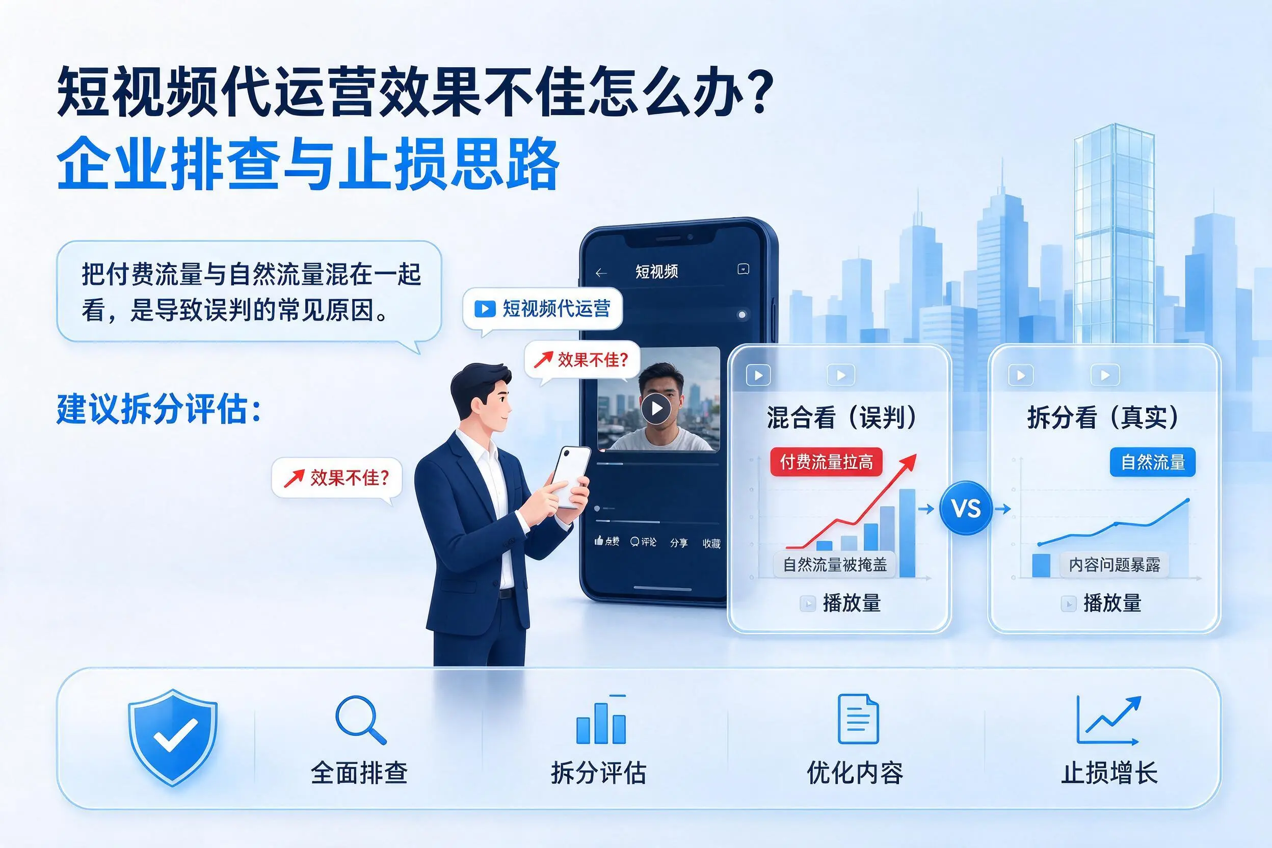 短视频代运营效果不佳怎么办？五指山企业排查与止损思路