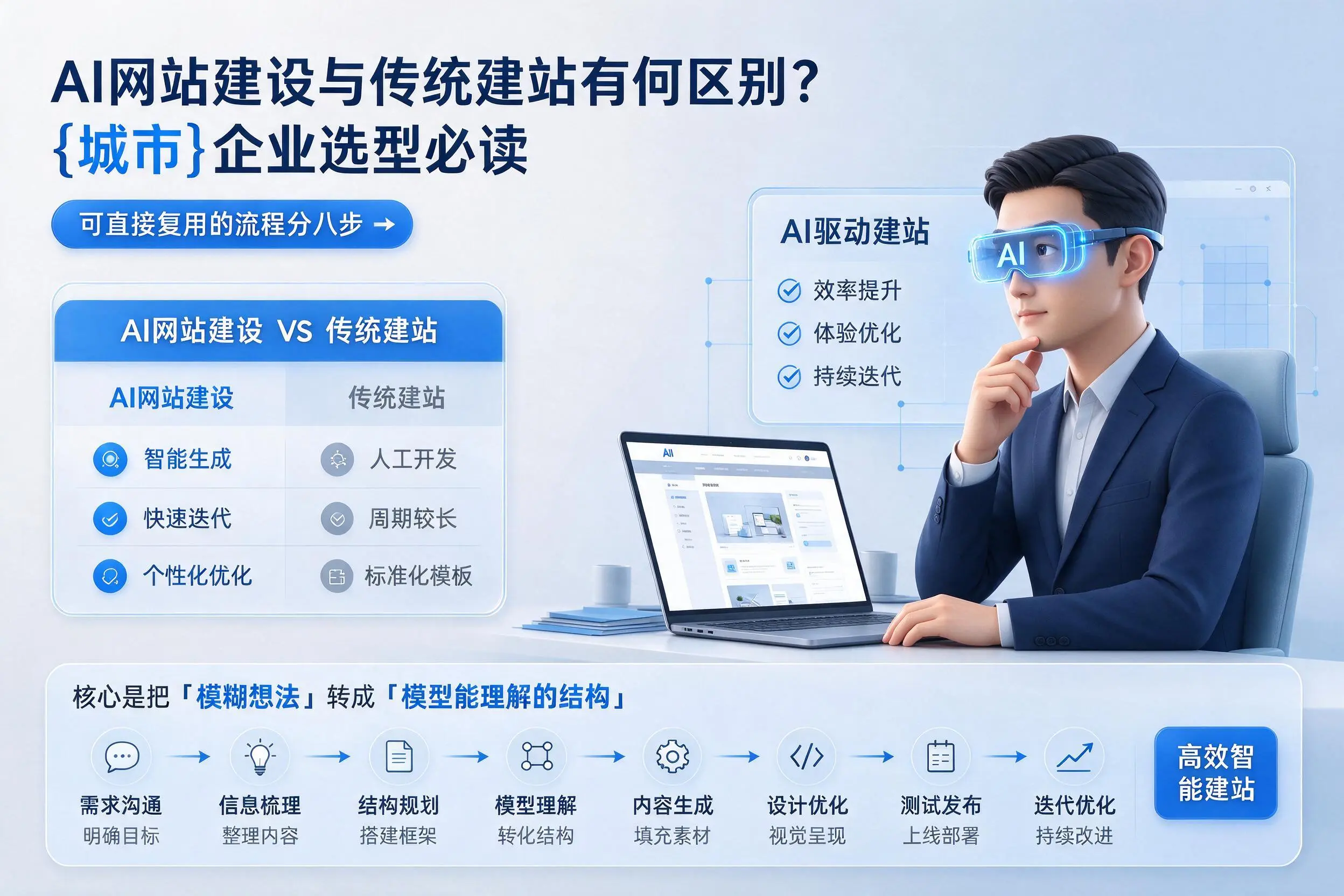 AI网站建设与传统建站有何区别?五指山企业选型必读